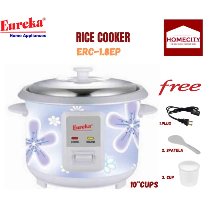 EUREKA RICE COOKER ERC1.8LEPWO STEAMER Lazada PH