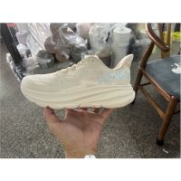 Hot [original] h0ka one one Clifton- 9 shock absorption comfortable running shoes breathable sports shoes beige white {free shipping}