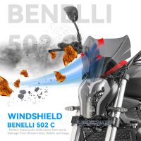 ใหม่สำหรับ Benelli 502 C รถจักรยานยนต์502C 502C คุณภาพสูงกระจกบังลมหน้าจอ3สีพร้อมขายึด2019-