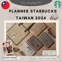 Planner 2024 starbucks Taiwan ?? Planner สมุดพร้อมปฎิทิน แถมกระเป๋าด้วย พร้อมส่ง ✅ ของขวัญโอกาสพิเศษต่างๆ