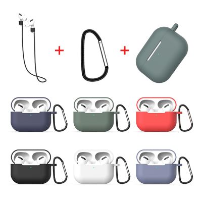 【JH】 Earphone for AirPods pro case accessories Anti Lost Rope Silicone Aiepods Bluetooth String Cable