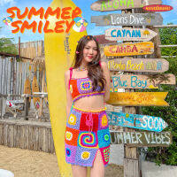 SEOULMATE Smiley #SM4562 เซ็ทไหมพรมสุดจี๊ด สีสันน่ารักสดใสยิ้มต้อนรับซัมเมอร์สู้แดดประเทศไทย จะร้อนแค่ไหนก็ไม่หวั่น