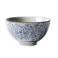 Ceramic Soup Mixing Bowl Underglaze Color Hand Painted Tableware Rice Bowl High Foot Bowl Bowls Free shipping