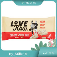 Vegan White Choc Cream Wafer Bar Love Raw 45 G.