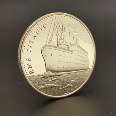 【CC】▤▽﹉  1Pcs Titanic Ship Collectible Coins Medal Gold Plated Coin Incident Collection Souvenirs and Gifts Commemorative