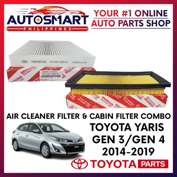 Toyota Yaris 20142019 Gen 3/Gen 4 Air & Cabin Filter Bundle Denso
