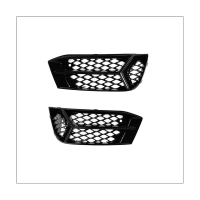 Fog Light Cover Front Mesh Honeycomb Lower Bumper Fog Light Grille for A3 2017-2020