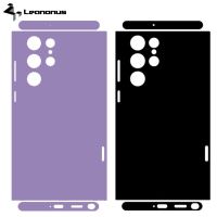 Plain Macaroon Color Decal Skin for Samsung S22 S23 Ultra A52 A52s A54 5G Back Screen Protector Film Cover 3M Wrap Sticker