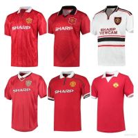 MUN Retro No.7 Football Jersey 1999 1996 1994 Classic Finals Soccer Jersey Loose TShirt Tops Plus Size