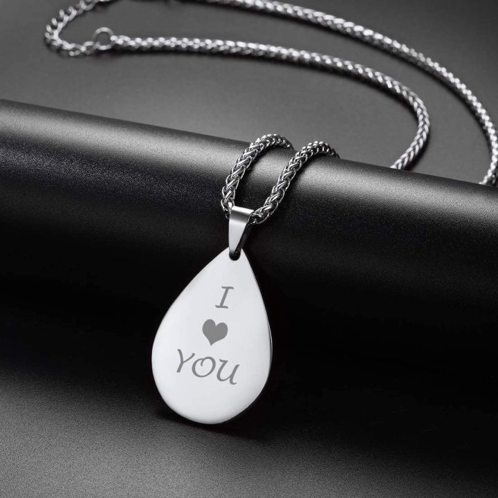u7-lovers-tear-necklace-stainless-steel-teardrop-waterdrop-pendant-necklace-free-engraving