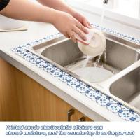 Kitchen Sink Waterproof Sticker Anti-mold Waterproof Tape Bathroom Countertop Toilet Gap Self-adhesive Seam Stickers Adhesives Tape