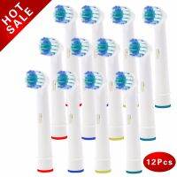 ❧☃❄ 12×Replacement Brush Heads For Oral-B Electric Toothbrush Fit Advance Power/Pro Health/Triumph/3D Excel/Vitality Precision Clean