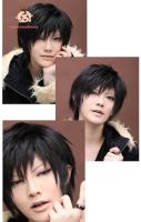 【welcomehome】Durarara Cosplay Short Black Wig Style Orihara Izaya