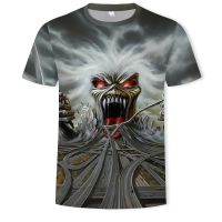 Summer Skull men 3D print t-shirt Fashion Tshirt men heavy metal grim Reaper Short sleeve Harajuku style t shirt streetwear tops