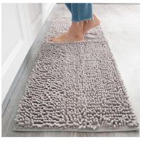 【cw】40 * 60 40*120CM set, absorbent microfiber bath mat, soft and fluffy bathroom mat, shower room car ！