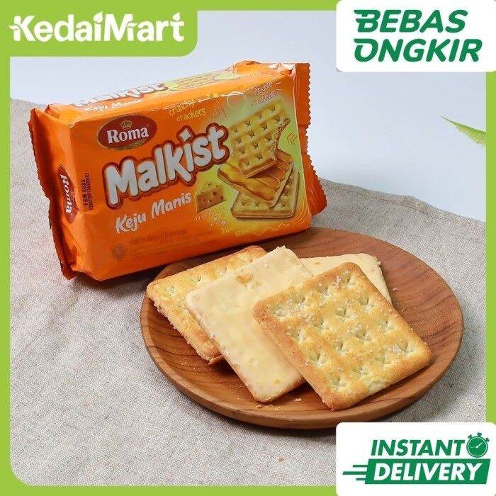 Roma Malkist Crackers Keju Manis 115 Gram Lazada Indonesia