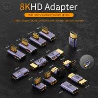 New HDMI-compatibl Adapter Male to Female Angled L Converter HD 2.1V Extension 4K 8K 60Hz Video Projection/same Screen Converter Adapters Adapters