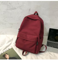 5307 Japanese solid-color backpack niche design, simple Korean backpack female