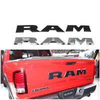 Cars One set Car tailgate 3D RAM Letter Logo Emblem Rear Trunk Badge Sticker For Dodge Ram 1500 2500 3500 2015 2016 2017 2018