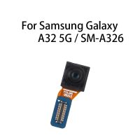 โมดูลกล้องเซลฟี่ขนาดเล็กด้านหน้าสายเคเบิ้ลยืดหยุ่นสำหรับ Samsung Galaxy A32 5G SM-A326 SXT37125เลนส์สมาร์ทโฟน