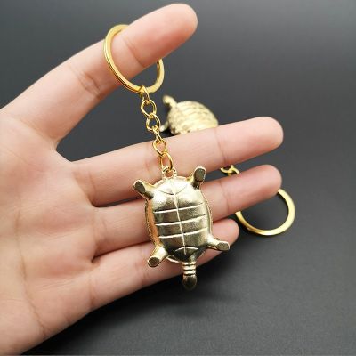 Sensoji Temple 5cm Small Golden Pendant Pendant Decoration Golden Turtle Auspicious Keychain