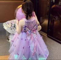 Baby Girls Flower Tutu Christmas Dress Toddler Kids Elegant Princess Wedding Party Dresses Children Brithday Clothes Vestidos