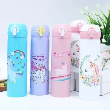 200ml/360ml Cute Candy Mini Thermos Cup Kids Cartoon Hot Water Bottle  Stainless Steel Thermal Coffee Mug Vacuum Flask Insulated