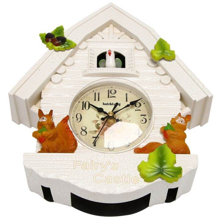 Cute Bird Wall Clock Cuckoo Alarm Clock Cuckoo Clock Living Room Watch