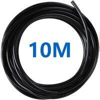 10M Pneumatic Tubing Black PU Air hose Pipe Tube OD 6mm ID 4mm for Air Line or Fluid Transfer Garden Misting Cooling Pipe