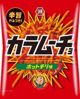 **นำเข้าจากญี่ปุ่น**มันฝรั่งรสพริก Koikeya Stick Karamucho Hot Chili Flavor 97 กรัม