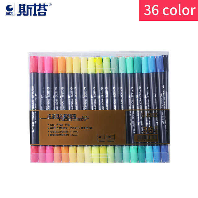 sta-80-colors-watercolor-brush-pen-set-aquarelle-markers-double-head-water-based-sketch-pens-soft-highlight-marker-art-suppliesth