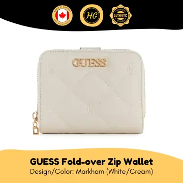 GUESS Markham zip wallet (green), Women's Fashion, Bags & Wallets
