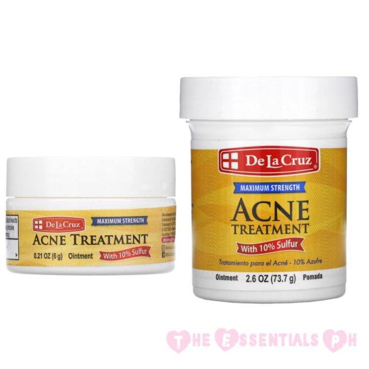 De La Cruz SULFUR OINTMENT ACNE treatment MEDICATION dela cruz Lazada PH