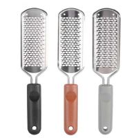 【CW】 3 Color Stainless Steel Foot Nail File Handhold Pedicure Foot Rasp File Scrubber Hard Dead Rough Skin Callus Remover Tool