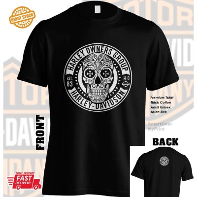 Harley Davidson motorcycle bikes skull ducati kawasaki ktm Tshirt Cotton