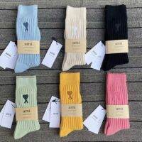 {Socks Shop} สีทึบแฟชั่นผู้หญิง,ถุงเท้าหนาอบอุ่นถุงเท้าผ้าฝ้ายฤดูหนาวใส่สบายใส่อยู่บ้านคุณภาพสูงยาว