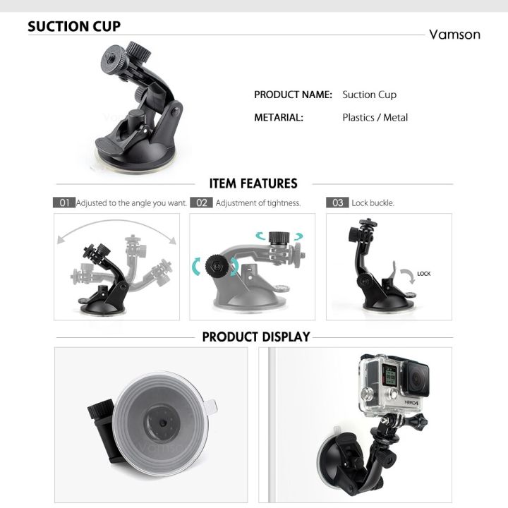 action-camera-accessories-tripod-floaty-bobber-suction-cup-for-xiaomi-4k-for-eken-h9-for-gopro-hero-6-5-for-sjcam-vs44