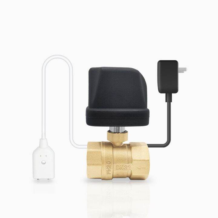 Automatic Switch Valve Water Leaking Detection Sensor Shut Off Valve DN15 DN20 DN32 DN40 Alarm