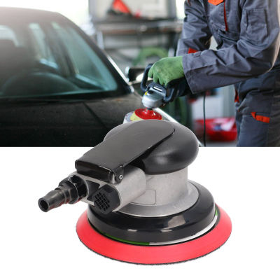 5in Disc Air Polisher Set นิวเมติก Palm Sander เครื่องบดกระดาษทราย 1/4in Inlet 10000RPM