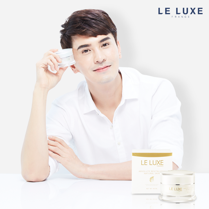 le-luxe-france-เลอลุกซ์ฟราน-absolute-cream-อวดผิวใส-ไร้ฝ้า-กระ-จุดด่างดำ-ขนาด-30-กรัม-2-กระปุก-ฟรีขนาดซอง-5-กรัม-2-ซอง