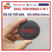 Bao Cao Su Shell Shell Performax 6 in 1 xuất xứ Hàn Quốc - Lẻ 1 Bao