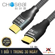 Dây Cáp HDMI Choseal 2.0 4K Cao Cấp loại tròn 8m ành cho Tivi máy tinh 3D