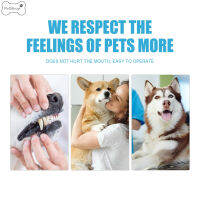 PetStbuyi ที่ทำความสะอาดช่องปาก60กรัมสำหรับสุนัขที่อ่อนโยนคราบจุลินทรีย์และยาสีฟันชุดขจัดหินปูนเพื่อสุขภาพเหงือกและฟันของสุนัข GG-MY