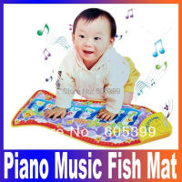 Noise Maker fish Animal Mat piano music game car Fashion Kid Childrens Educational crawling play mat, baby toys blanket