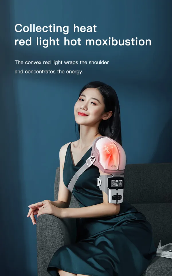 Tech Love Frozen Shoulder Massager Shoulder and Neck Cervical Spine Shoulder  Warm and Thermal Compression Knee Joint Therapy Artifact for the Elderly