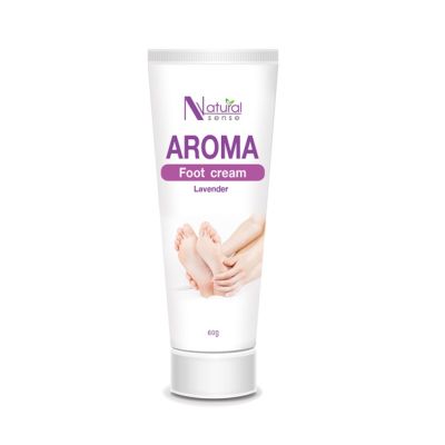 ครีมบำรุงผิวเท้า  Foot Aroma Cream ผลัดเซลล์ผิว กลิ่นอโรม่า เพิ่มความหอม ลดกลิ่นอับ ให้ผิวเท้าเนียนนุ่ม บรรจุ 60 กรัม