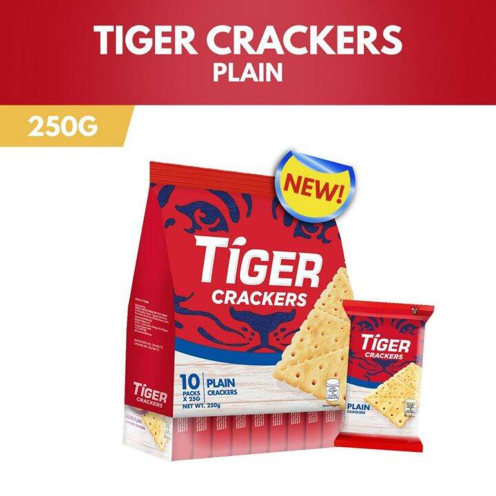 Tiger Plain Crackers 250g Lazada PH
