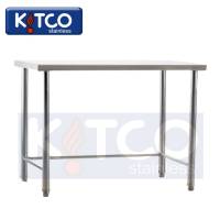 โต๊ะเตรียม ไม่มีการ์ดหลัง ขนาด  Kitco Stainless