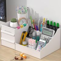 Plastic Makeup Storage Box Desk Organizer For Stationary Storage Large Capacity Drawer Sundries Organizer Office Accessories