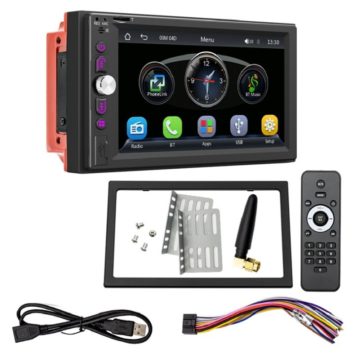 6-2-inch-car-radio-accessory-part-kit-with-wireless-carplay-android-auto-stereo-receiver-touch-screen-bluetooth-fm-usb-hd-mp5-player-6200w